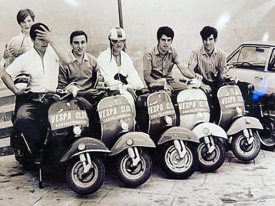 Immagine d'epoca del Vespa Club Castelfiorentino