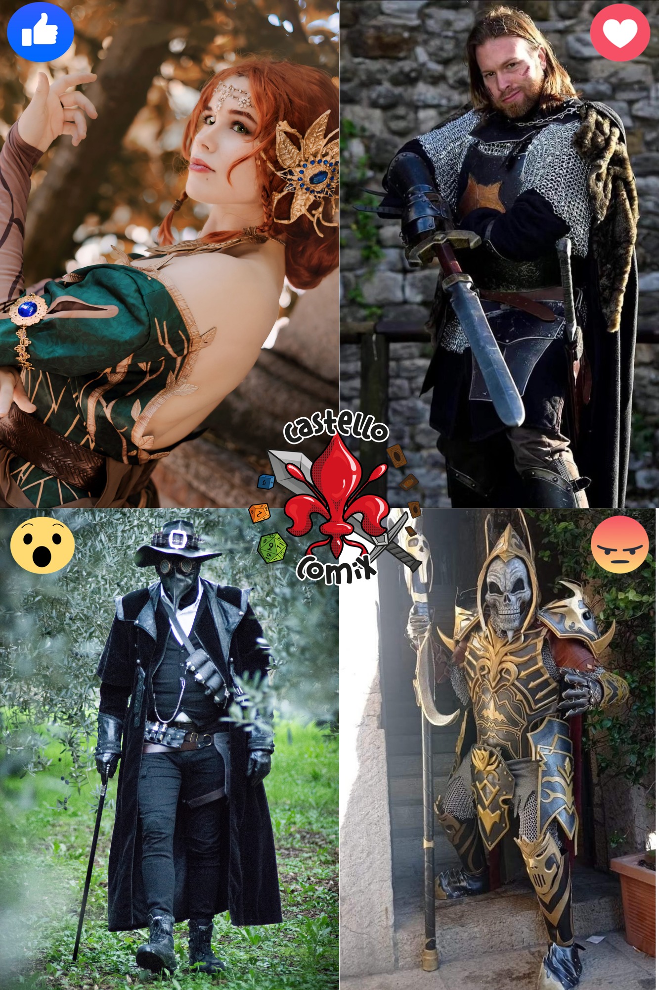 Cosplayer ospite dell'evento