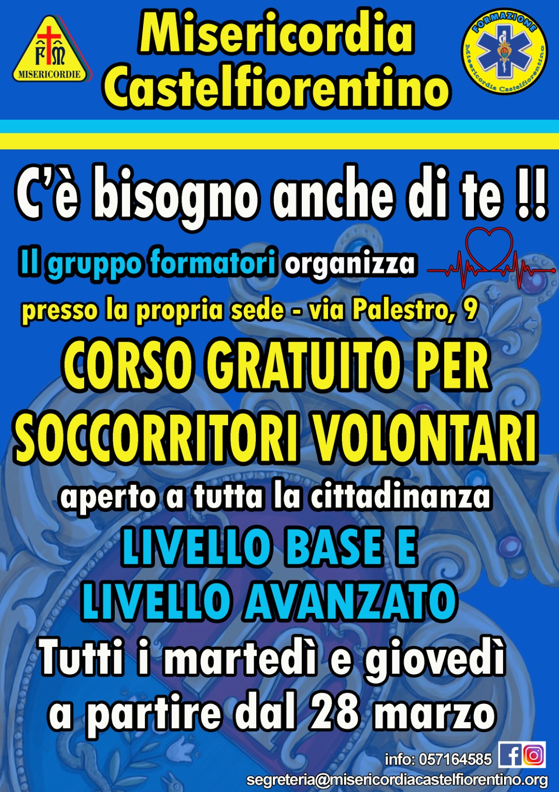 Locandina corso soccorritori